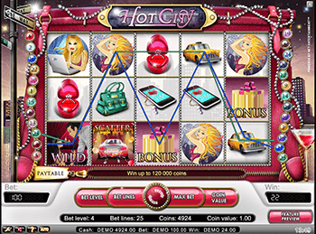 Играть на деньги в автоматы Hot City